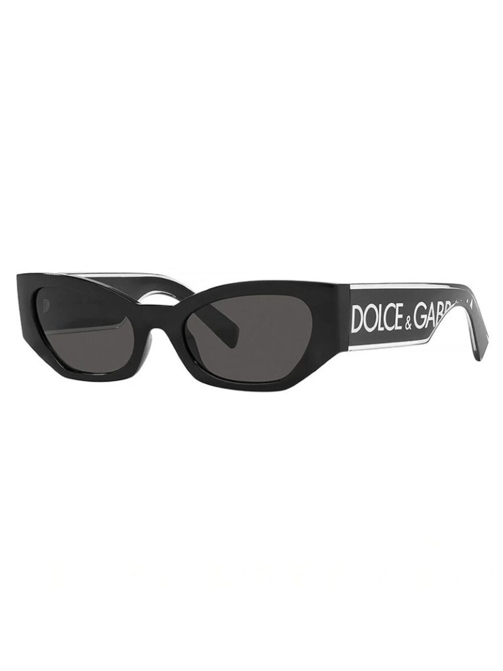 Dolce & Gabbana DG6186 501/87  Cat Eye Black Sunglasses Authentic NEW